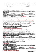 Đề kiểm tra học kỳ II môn Vật lý Lớp 11 - Mã đề 002 - Năm học 2019-2020 - Trường THPT Hoàng Hoa Thám